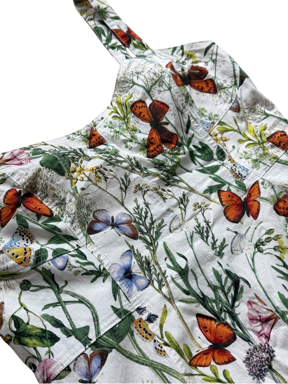 Avec Les Filles Butterfly Floral Botanical Fit Flare Midi Dress 12 Wedding Guest - Picture 7 of 16